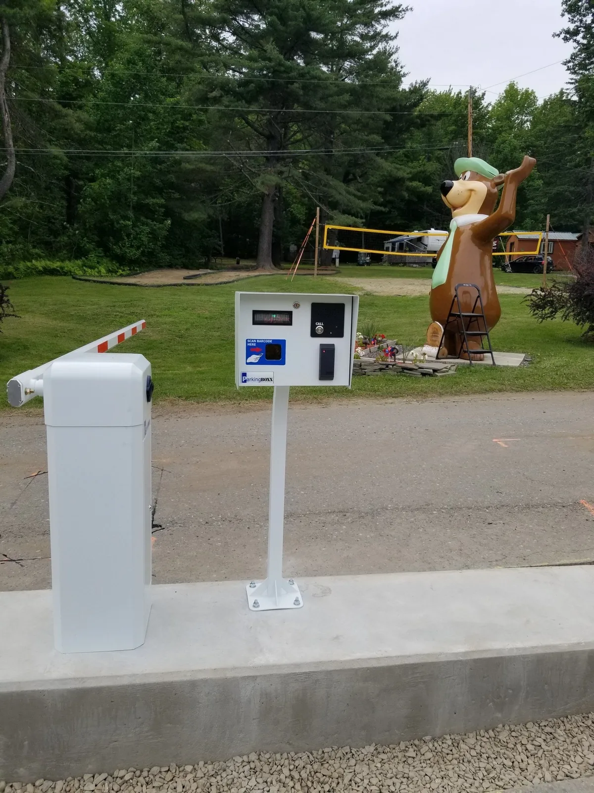 Campground access control system installed by Parking BOXX