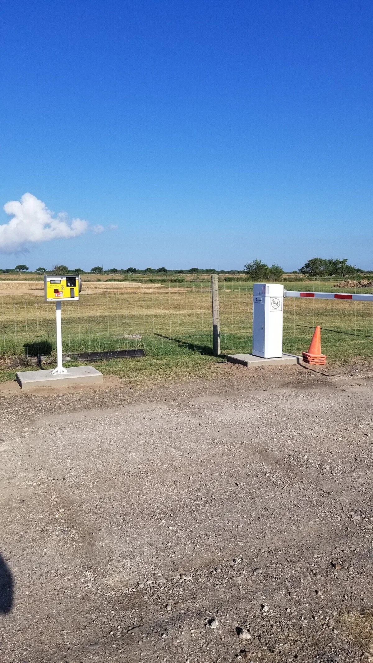 RV park gate system installation by Parking BOXX