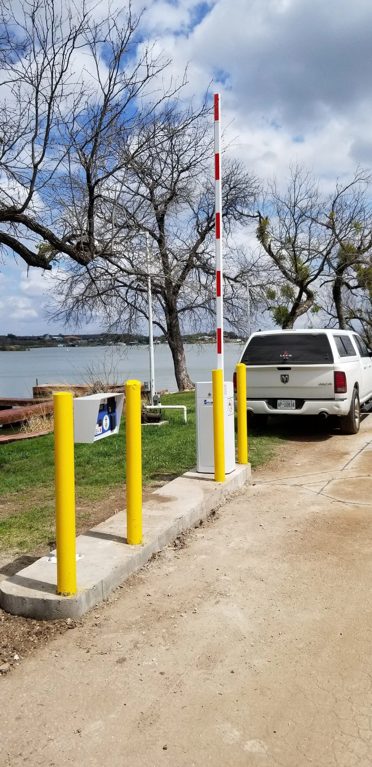 Campground gate and credential reader installation by Parking BOXX