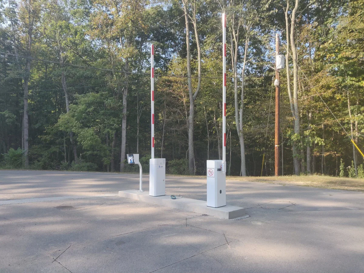 RV park barrier gate system by Parking BOXX