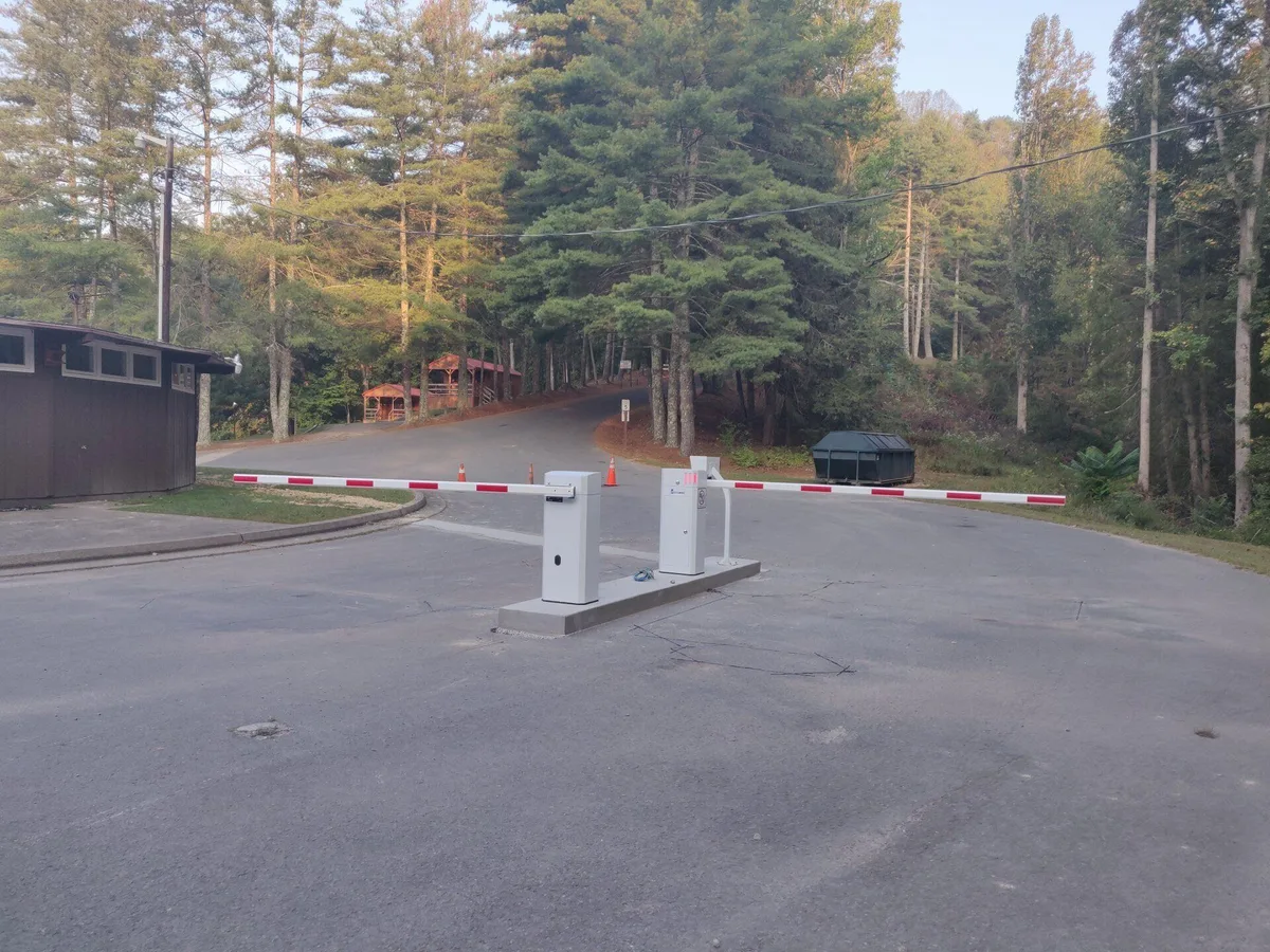 Campground access control hardware installation by Parking BOXX