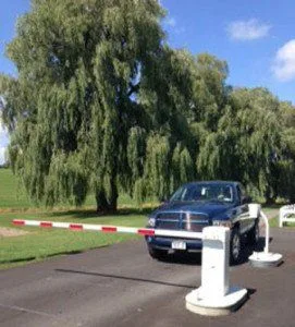 Parking BOXX gate installation at Nor-Win Farm & Campsite