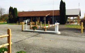 Parking BOXX gate installation at Southwoods RV Resort
