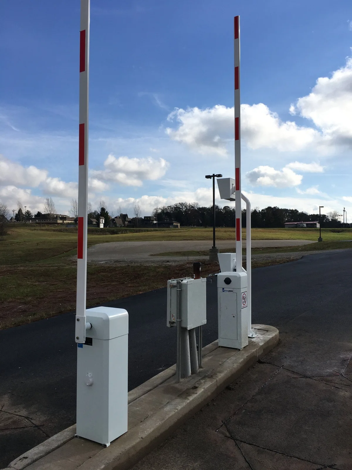 Campground gate installation detail by Parking BOXX