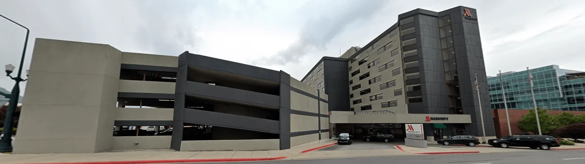 Provo Marriott Hotel parking lot