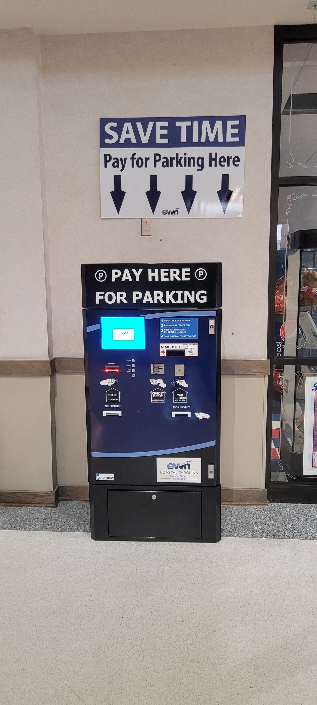 Airport parking access control system in New Bern, NC