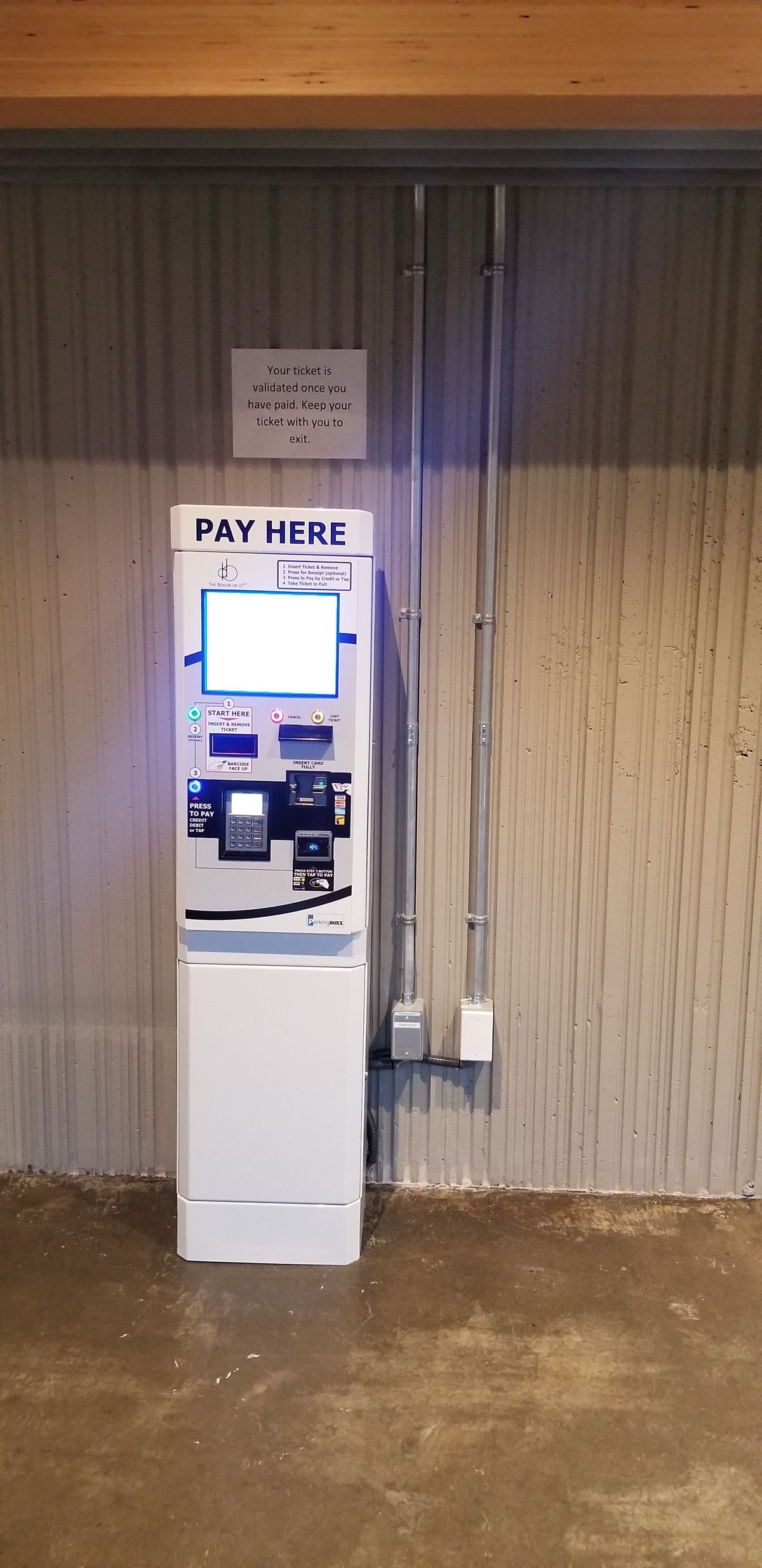 Parking BOXX barrier gate system installed in Calgary, AB