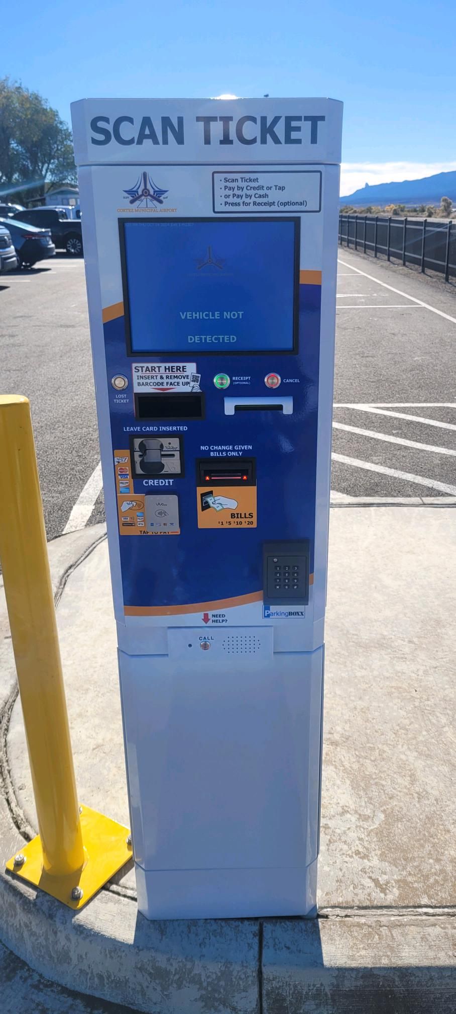Parking BOXX parking system installation in Cortez, CO