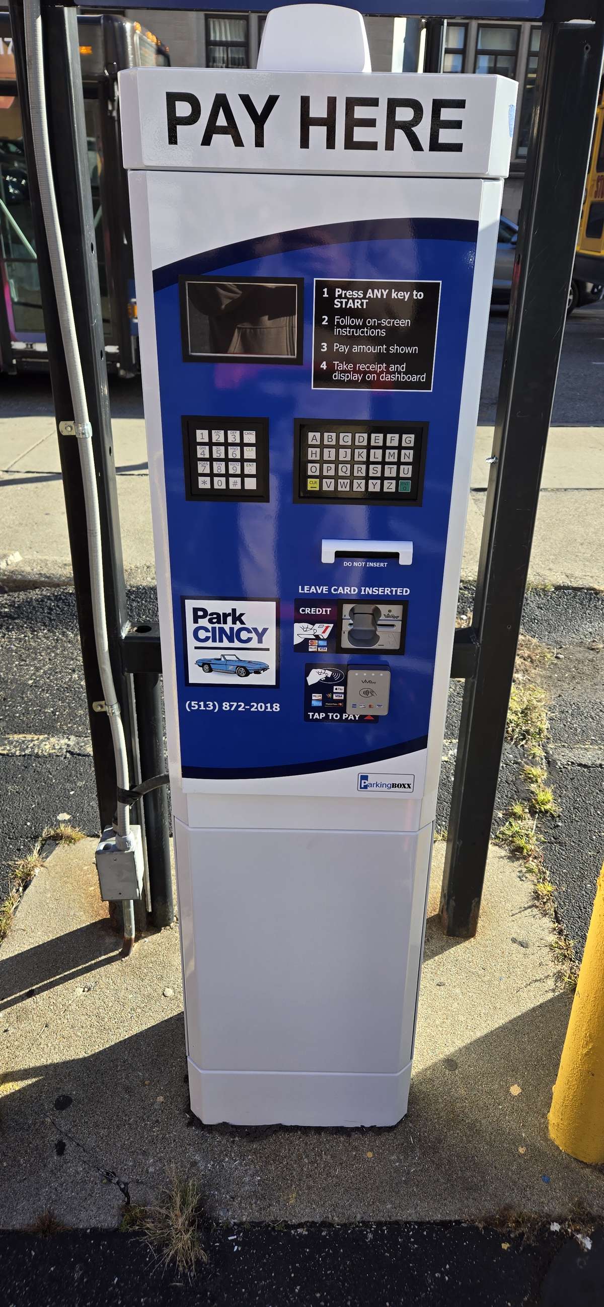 Parking BOXX parking system installation in Cincinnati, OH