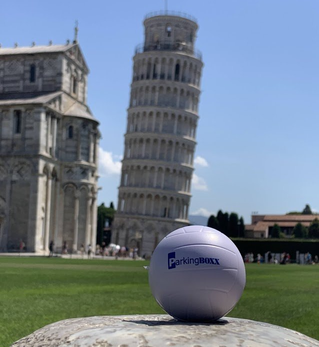 Leaning Tower of Pisa — Parking BOXX Ball contest