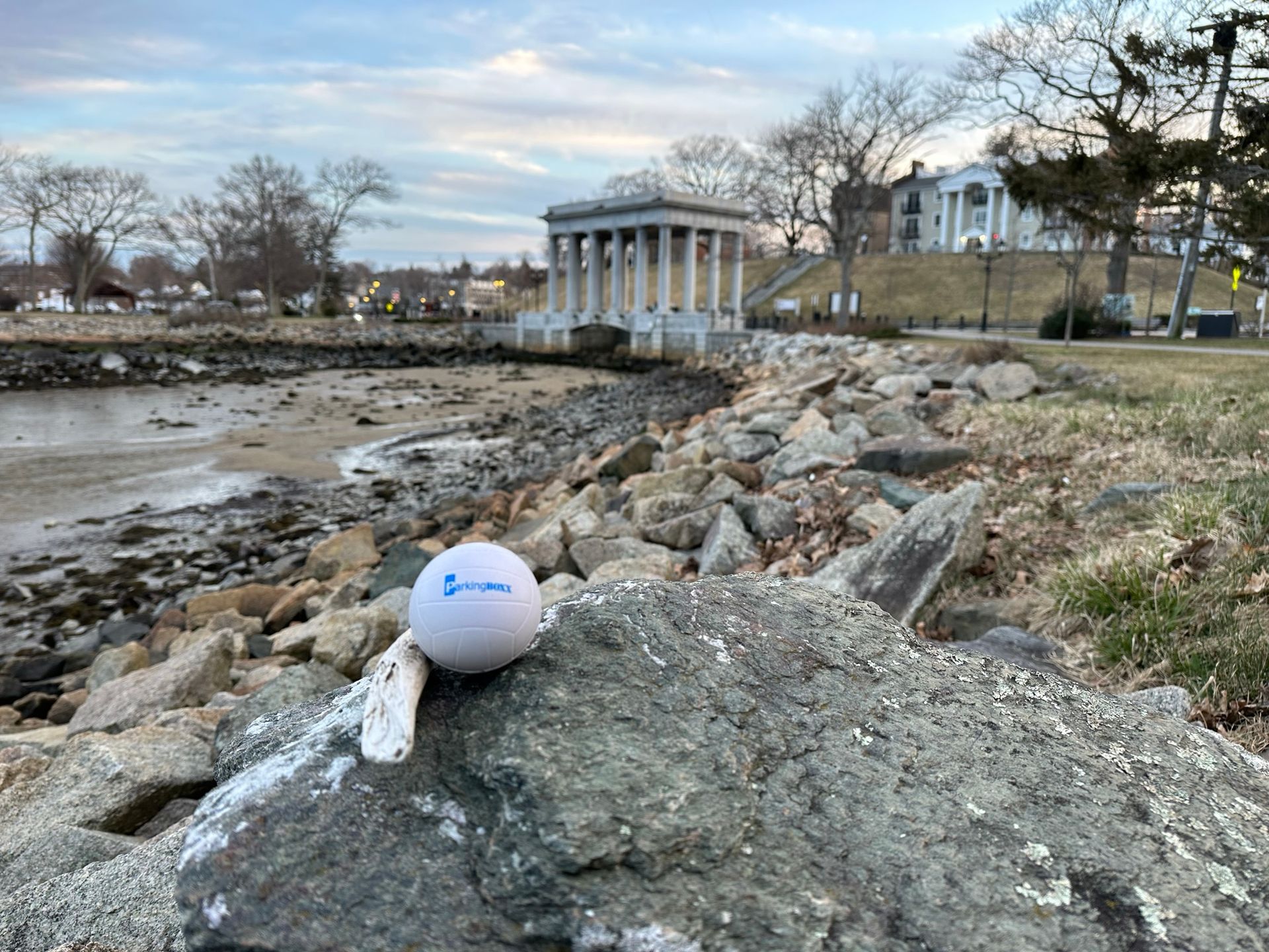 Plymouth Rock, Massachusetts — Parking BOXX Ball contest