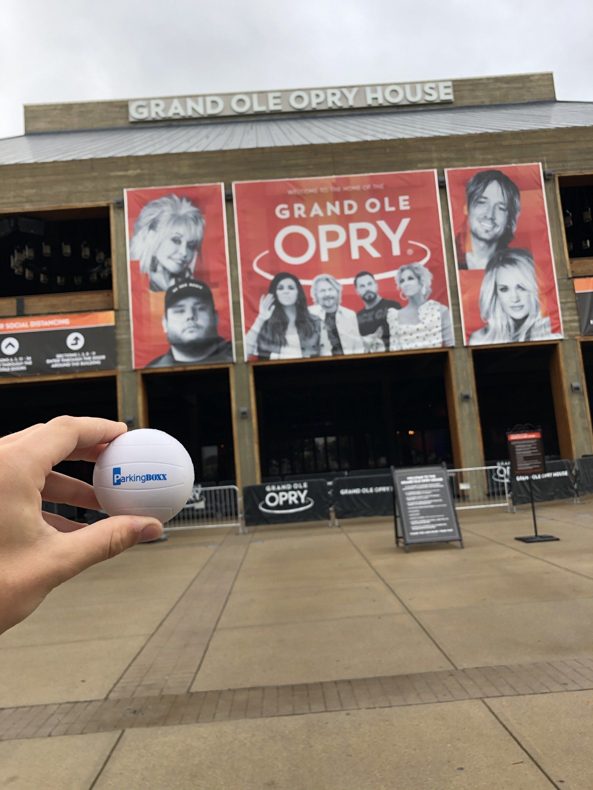 Grand Ole Opry, Nashville, TN — Parking BOXX Ball contest