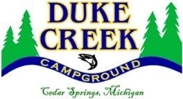 Duke Creek Campground — Cedar Springs, Michigan logo